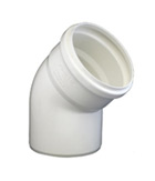 CODO SANITARIO 45° BLANCO