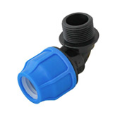 CODO PP COMPRESION 90° HE PN16